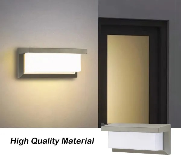 Brilagi - LED Kültéri fali lámpa BRICKY LED/12W/230V szürke IP54