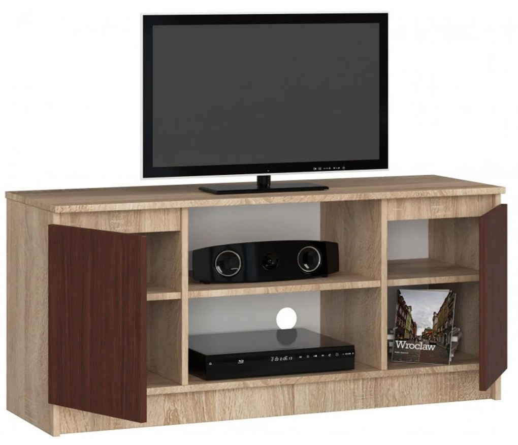 RTV K120 TV asztal (sonoma tölgy/wenge)