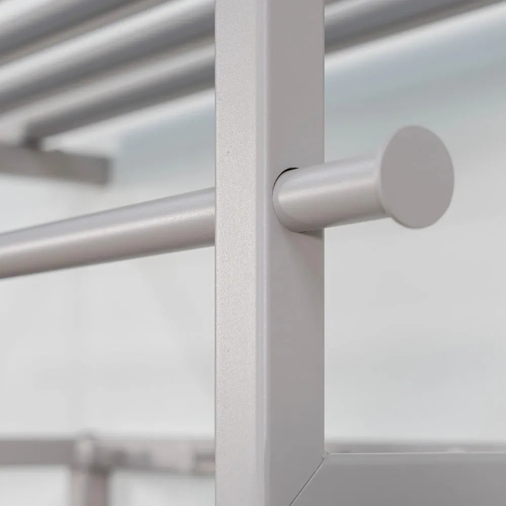 Szürke-bézs fém fali fogas polccal Rizzoli – Spinder Design