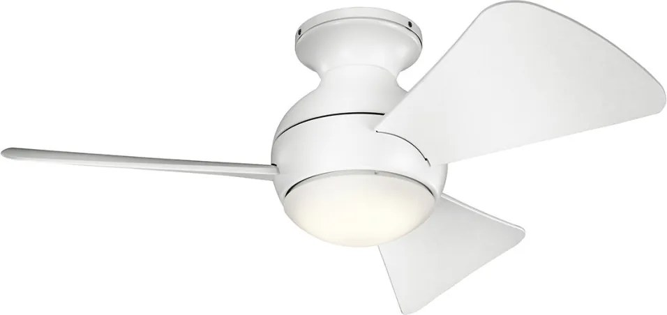 KICHLER KLF-SOLA-34-WHT SOLA Ventilátoros lámpa Matt Fehér LED IP23