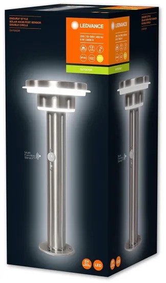 Ledvance - LED Dimmelhető napelemes lámpa érzékelővel CIRCLE LED/6W/3,2V IP44
