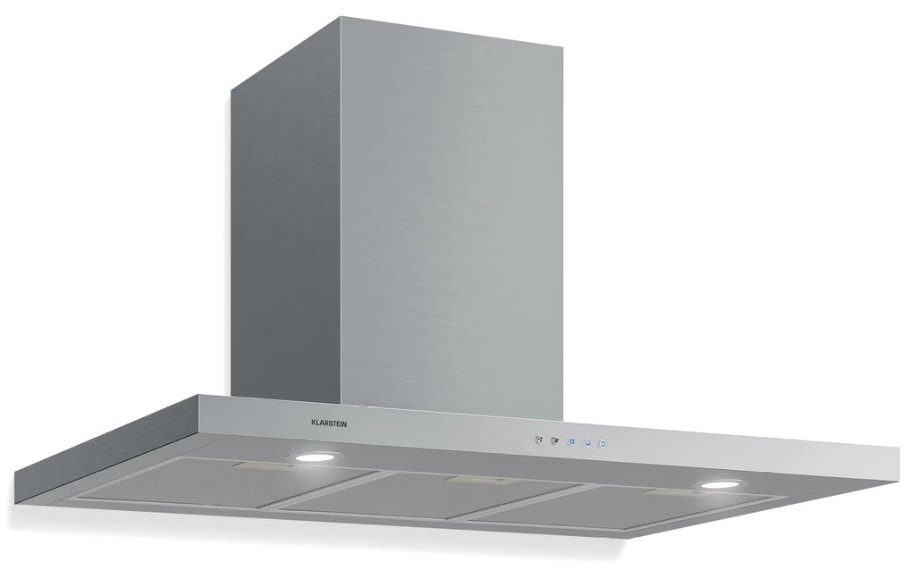 Klarstein Limelight 90, páraelszívó, 90 cm, fali páraelszívó, 600 m³/ó