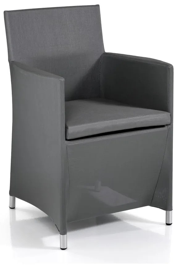 Szürke fém kerti szék Bali - Tomasucci