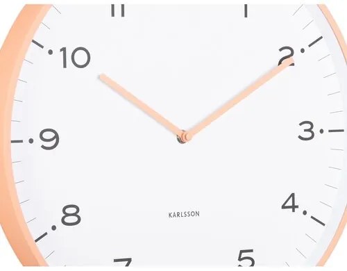 Karlsson 6011OR design falióra narancssárga,átmérő 40 cm