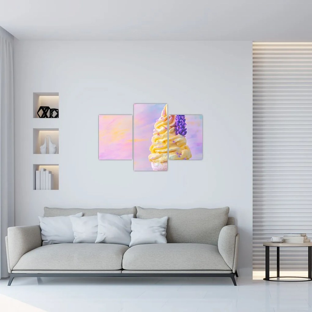 Kép - Levendulás fagylalt (90x60 cm)