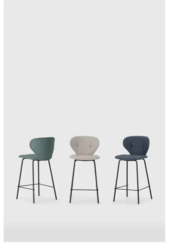 Bézs bárszék szett 2 db-os (ülésmagasság 67 cm) Maura – Marckeric