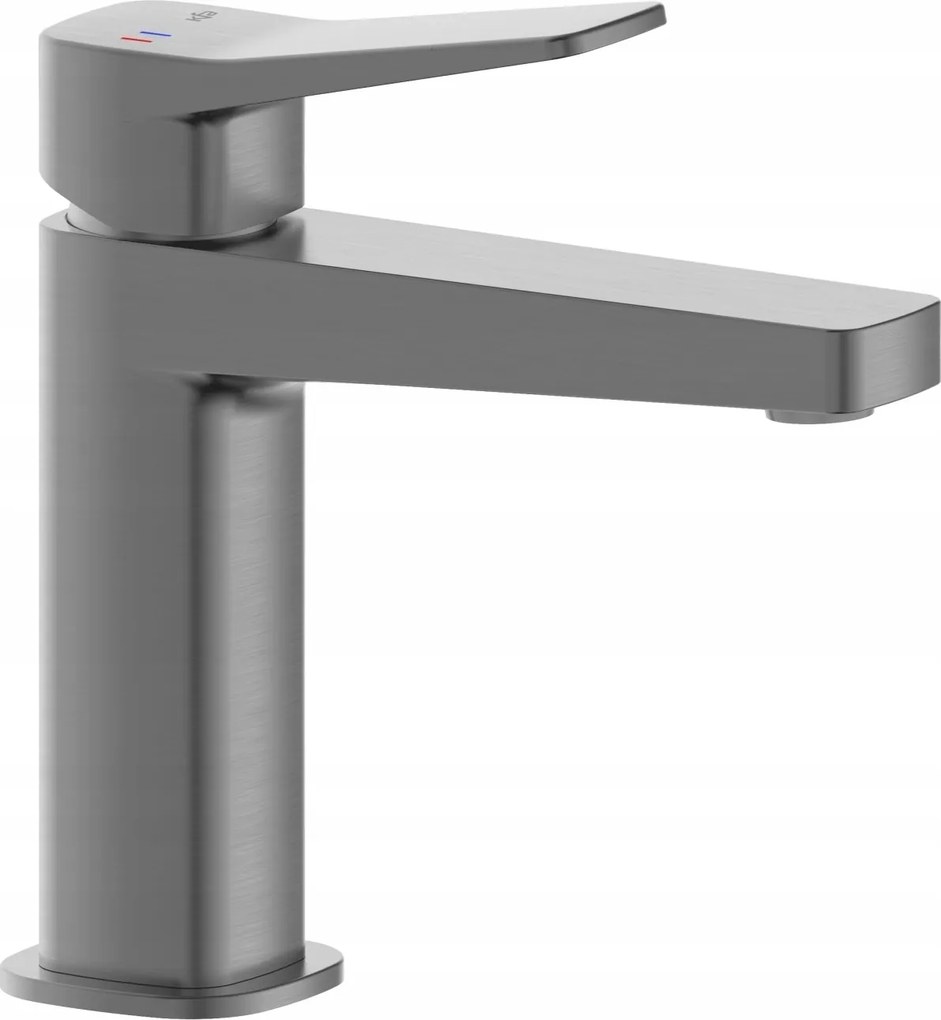 Kfa Mosdócsaptelep Klikk-klak Leeresztővel Malaga, Gun Metal Grey Pvd