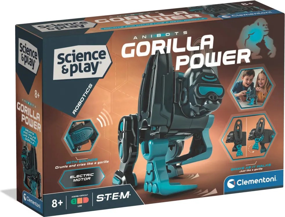 Gorilla Power építőjáték Clementoni