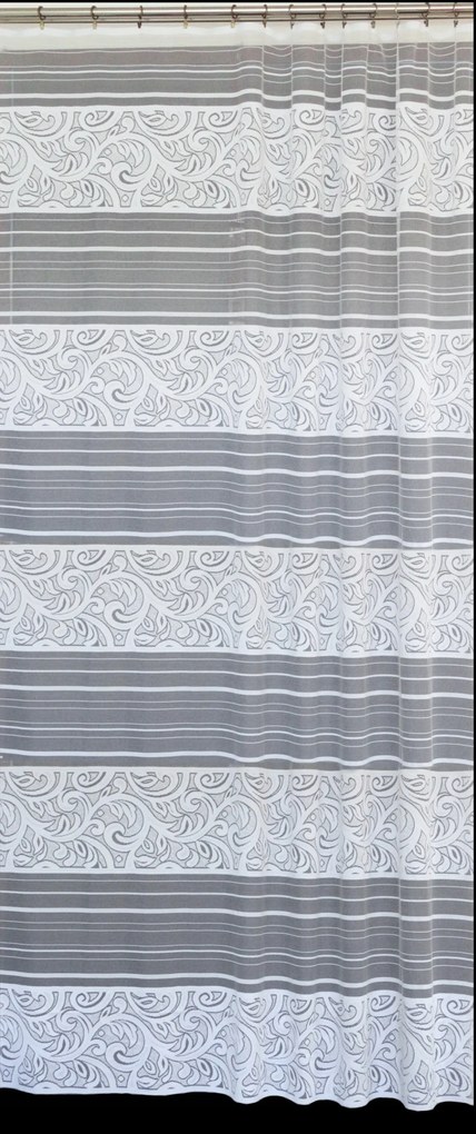 Mg Függöny jacquard 4229 Fehér 300cm magas lengyel termék