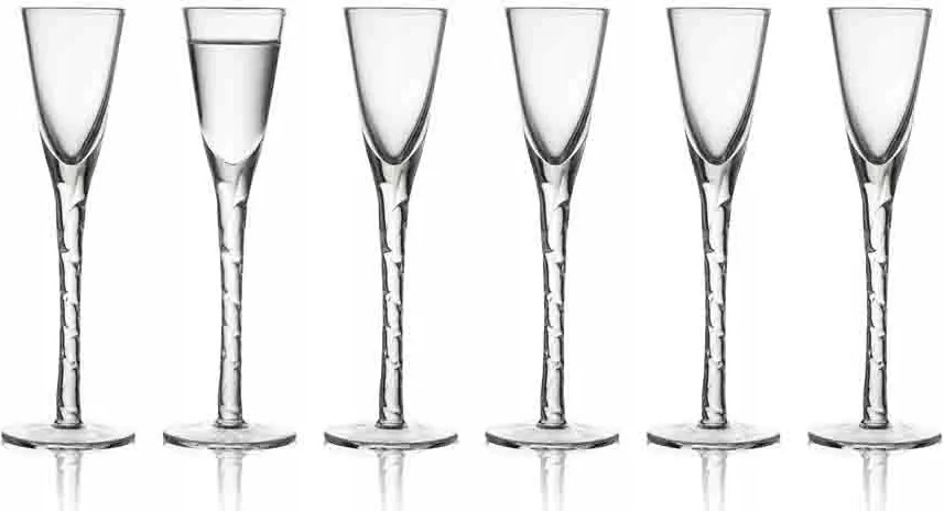 Lyngby Paris Vodka Poharak Likőr Tinktúra Színtelen 6 db-os