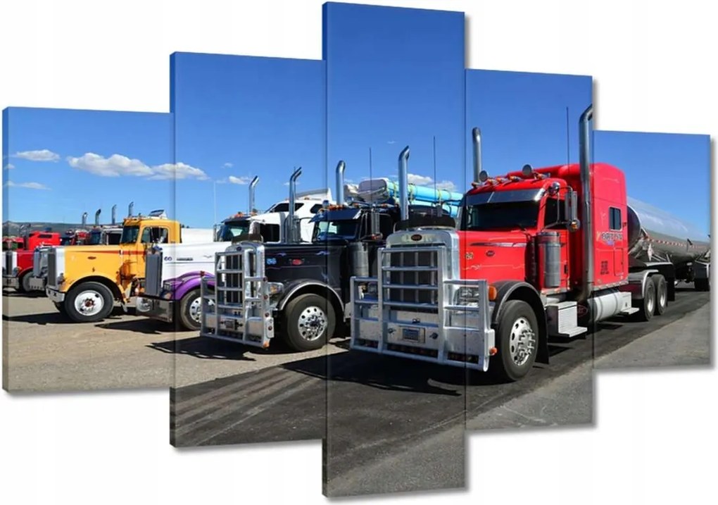 Festmények 120x80 Amerikai teherautók