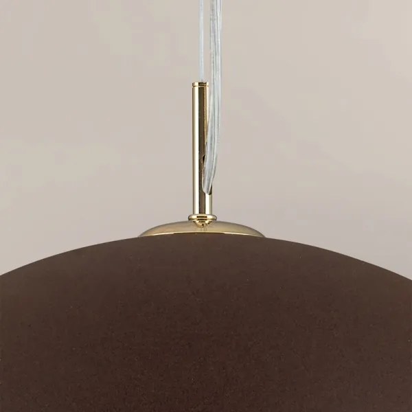 Orion HL 6-1623/1 - Csillár zsinóron ELIANO 1xE27/60W/230V átm. 50 cm barna/arany