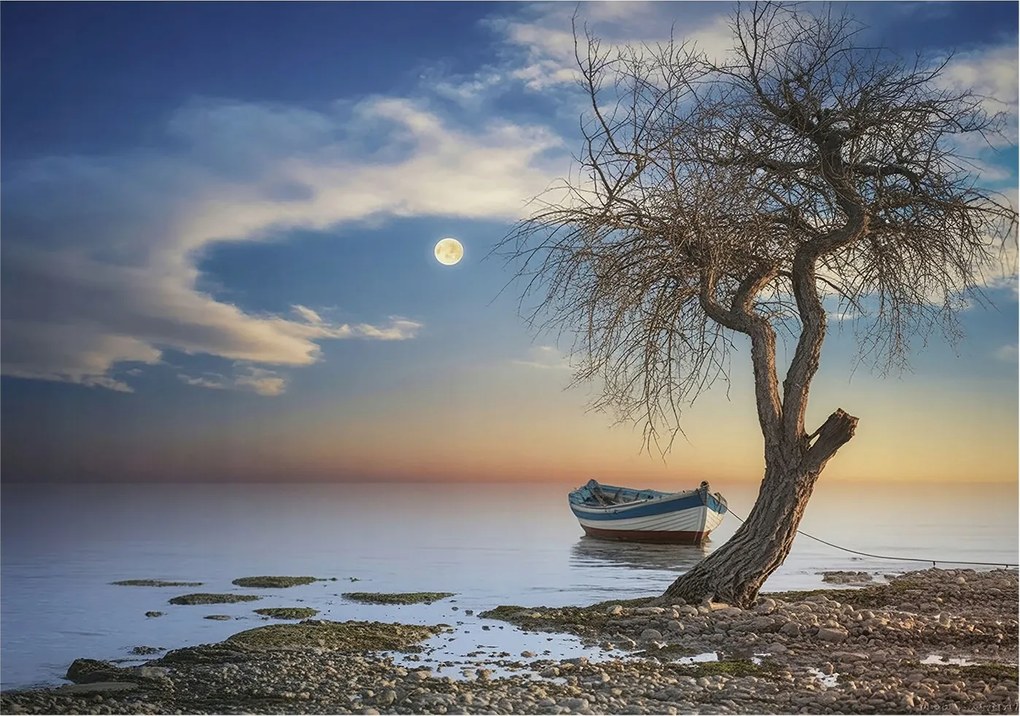 Flizelina Dekoratív Fotótapéta Hálószobába Csendes tájkép 312x219 Ragasztó