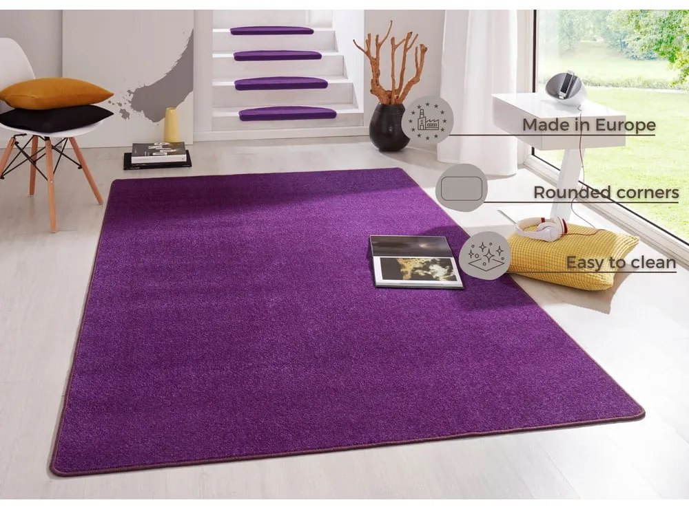 Sötétlila szőnyeg 160x240 cm Fancy – Hanse Home