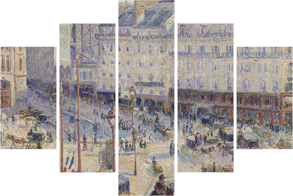 Kép - Camille Pissarro, The Place du Havre, reprodukciók (150x105 cm)