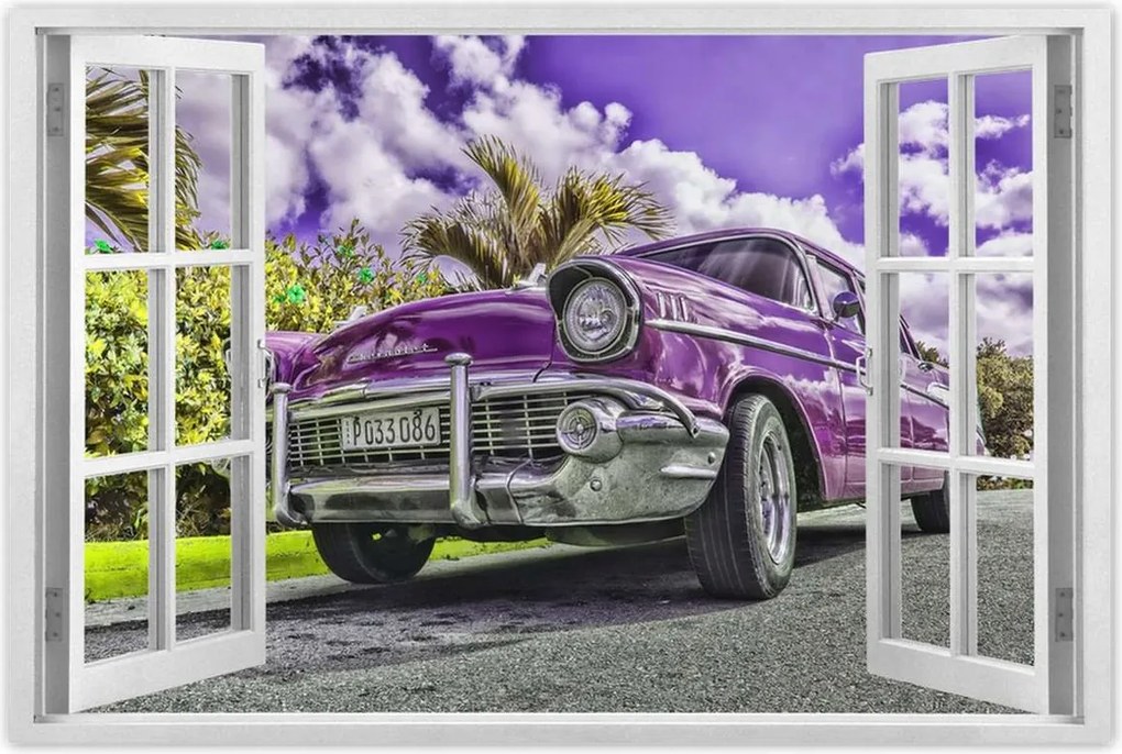 Poszter 60x40 Lila Chevrolet