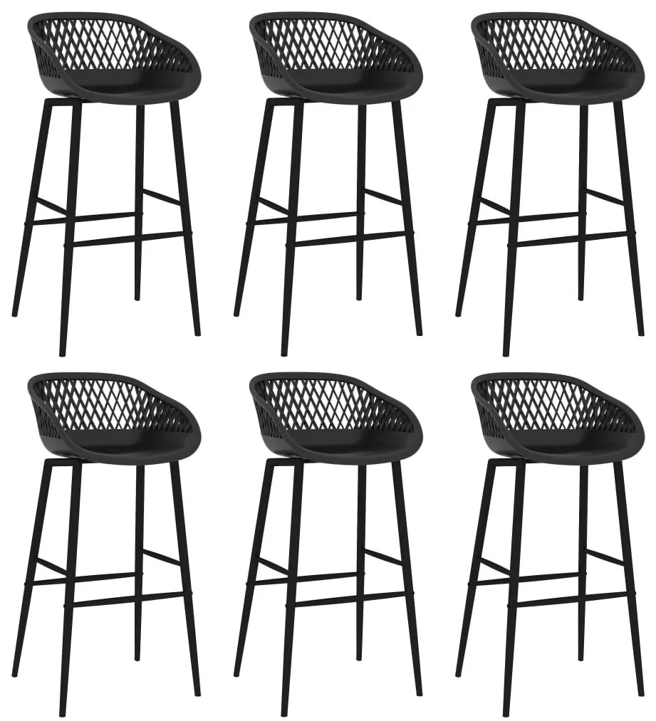 7 részes fekete bárszett