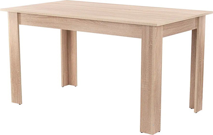 Yorki Standard étkezőasztal 140x80 cm sonoma tölgy
