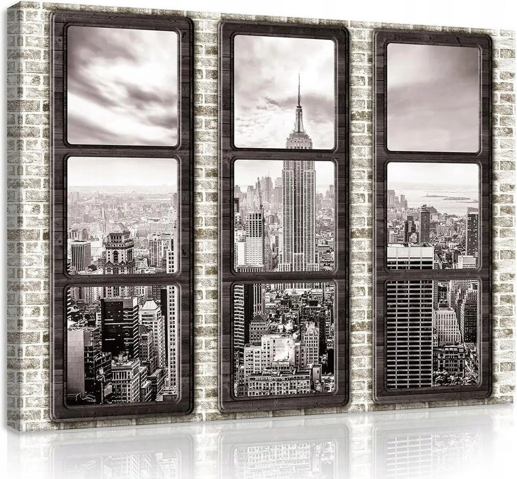 Vászonkép 100x75 New York Manhattan felhőkarcolók városkép építészet