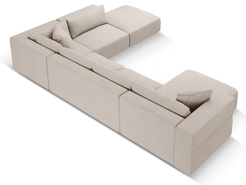 Bézs sarokkanapé (jobb oldali-"U" alakú) Esther – Milo Casa