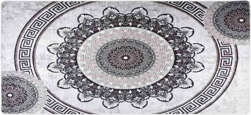 vidaXL mintás csúszásmentes mosható szőnyeg 80 x 300 cm