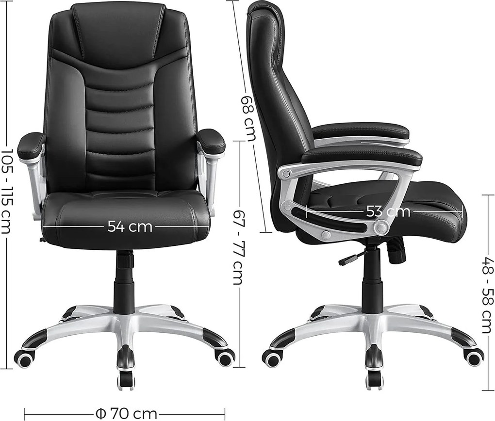 ergonomikus irodai szék, állítható magasságú forgószék