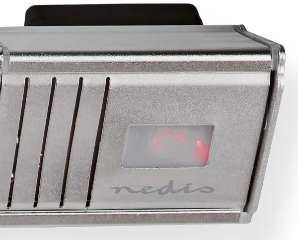 Nedis HTPA30ESS - Kültéri elektromos fűtőelem 2000W/230V IP65 + távirányító