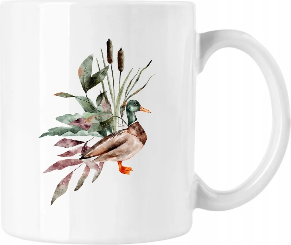 Kacsa Bögre Őszi Művészeti Fehér 330ml