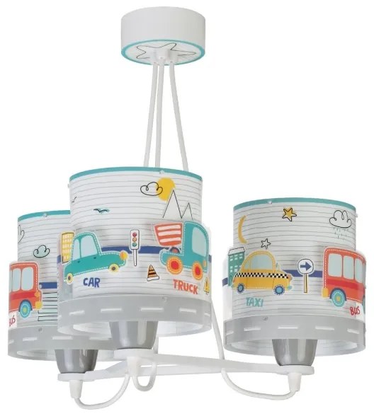 Dalber 61687 - Gyerek csillár BABY TRAVEL 3xE27/60W/230V