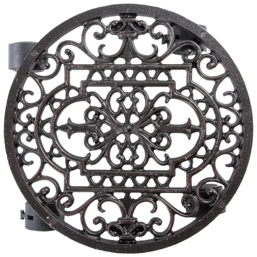 Fém gurulós virágállvány ø 29 cm Ornament – Esschert Design