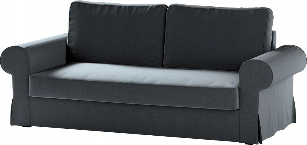 Backabro 3 személyes összecsukható kanapé huzat Ikea fekete