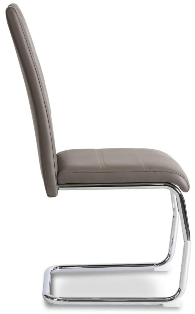 Szánkótalpas Étkezőszék Szürke Színben. LOPEZ