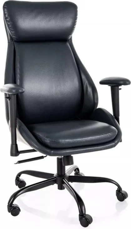 Q-092 eco-bőr forgószék fekete