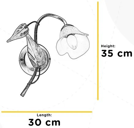 ONLI - Fali lámpa MIRANDA 1xE14/6W/230V