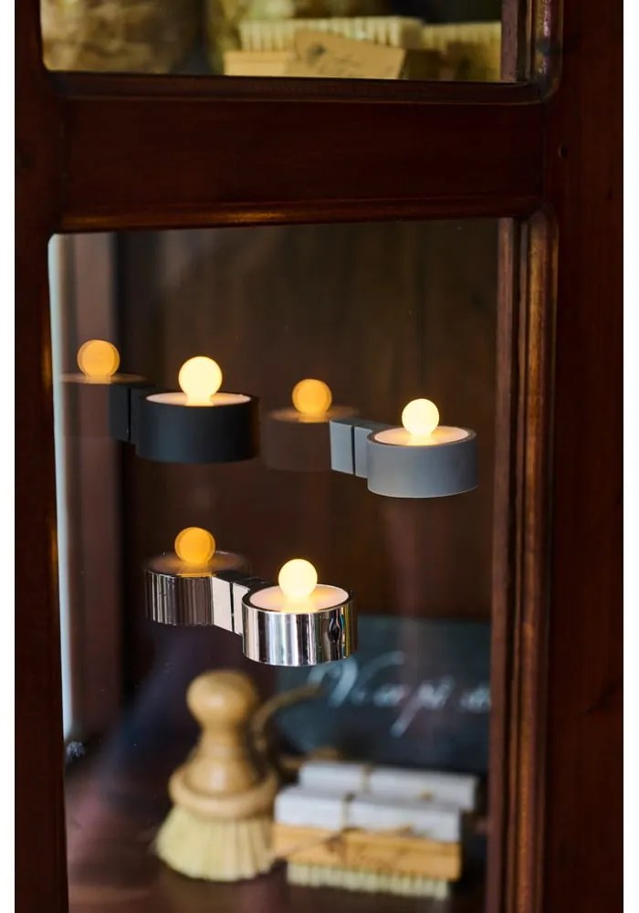 Szürke fénydekoráció készlet 2 db-os Amalia – Sirius