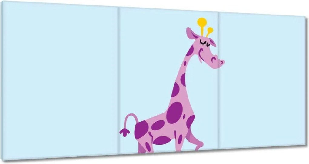 Vászonkép 120x60 Zsiráf a gyerekszobába
