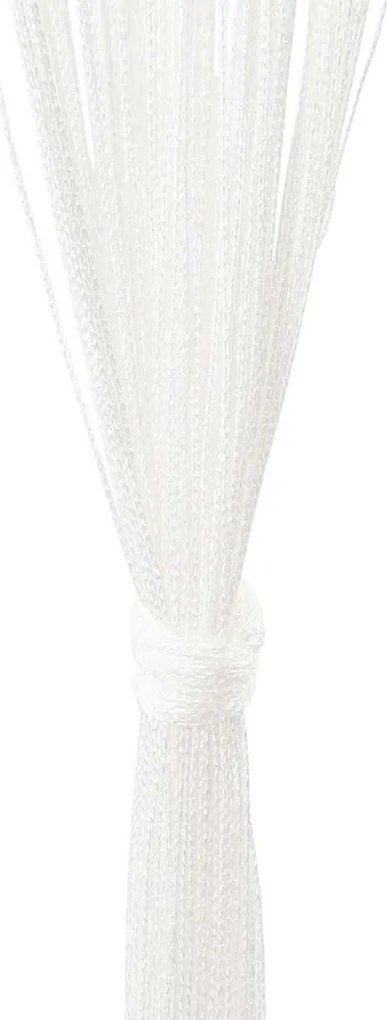 2 db fehér zsinórfüggöny 100 x 250 cm