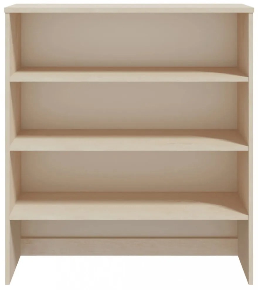 HAMAR mézbarna tömör fenyőfa felső szekrény 90 x 30 x 100 cm
