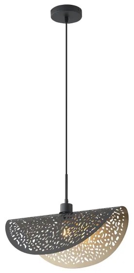 Csillár zsinóron 1xE27/15W/230V fekete