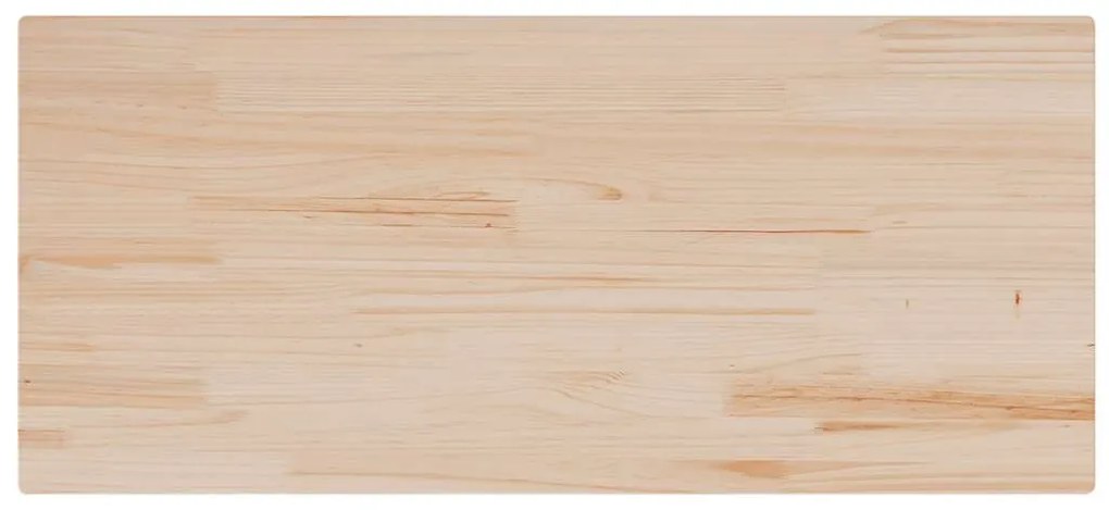 tömör fenyőfa téglalap alakú asztallap 90 x 40 x 2,5 cm