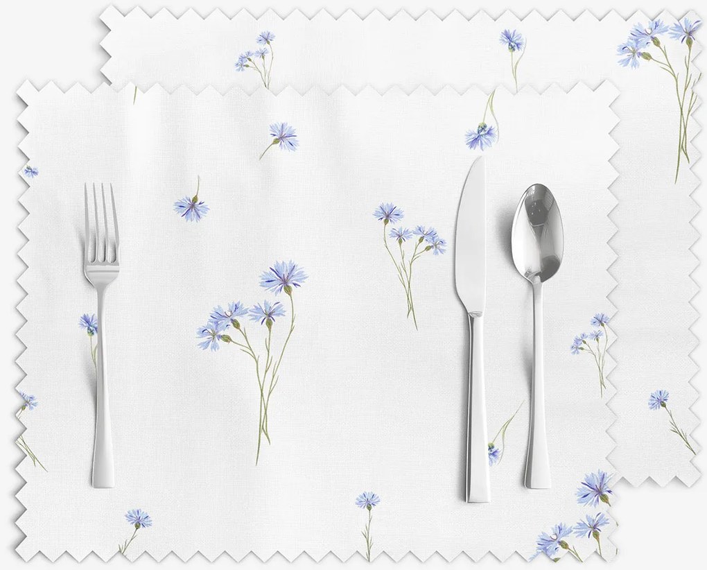 Goldea teflonbevonatú reggeliző alátét - kék búzavirág - 2db 30 x 40 cm