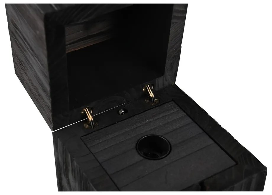 Fekete asztali lámpa (magasság 16 cm) Treasure – Trio