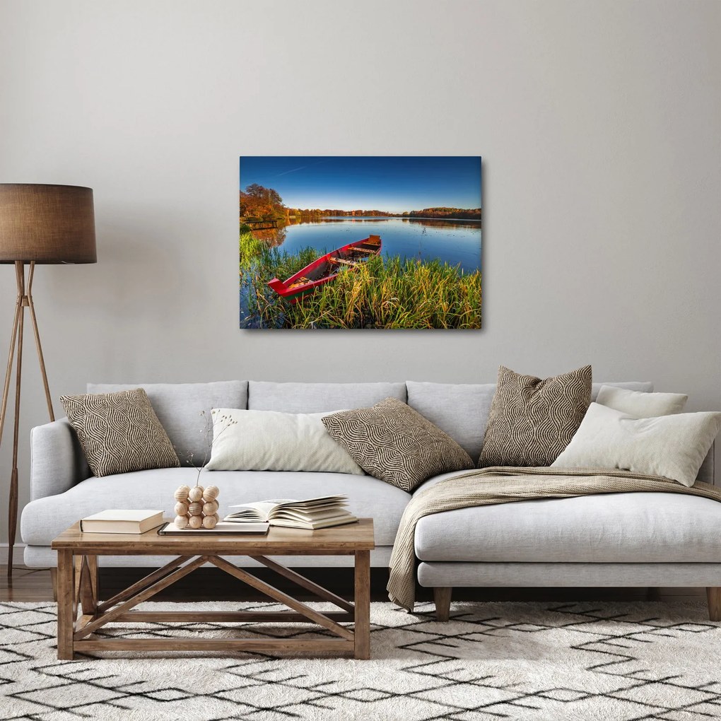 Egy piros pont képe (70x50 cm)