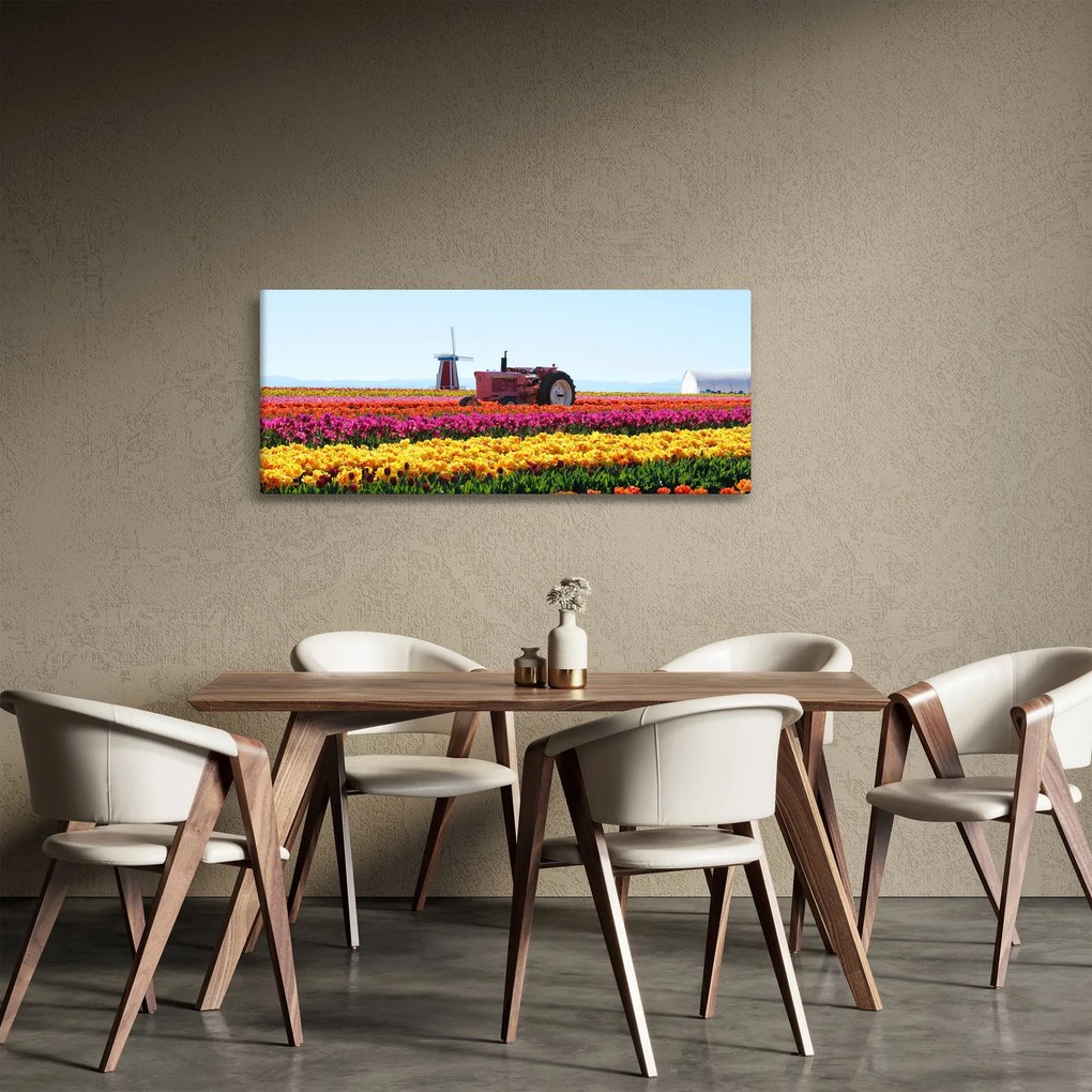 Tulipánfarm képe (120x50 cm)
