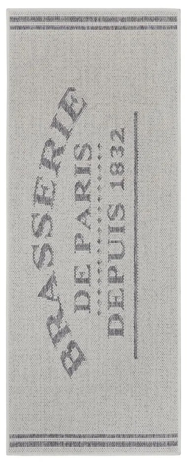 Szürke-krémszínű futószőnyeg 62x150 cm Cucina – Hanse Home
