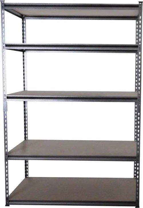 ROJAPLAST Horganyzott polc l 120 x 60 x 180 cm szürke