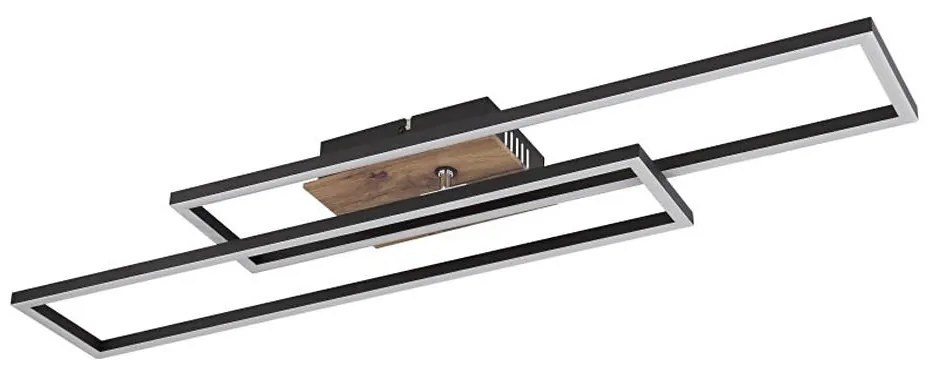 Globo 67208-30 - LED Mennyezeti lámpa DAKARI LED/30W/230V 3000K 60x80 cm fekete