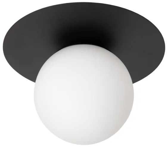 Lucide 79187/01/30 - Mennyezeti lámpa TRICIA 1xE27/15W/230V átm. 25 cm fekete
