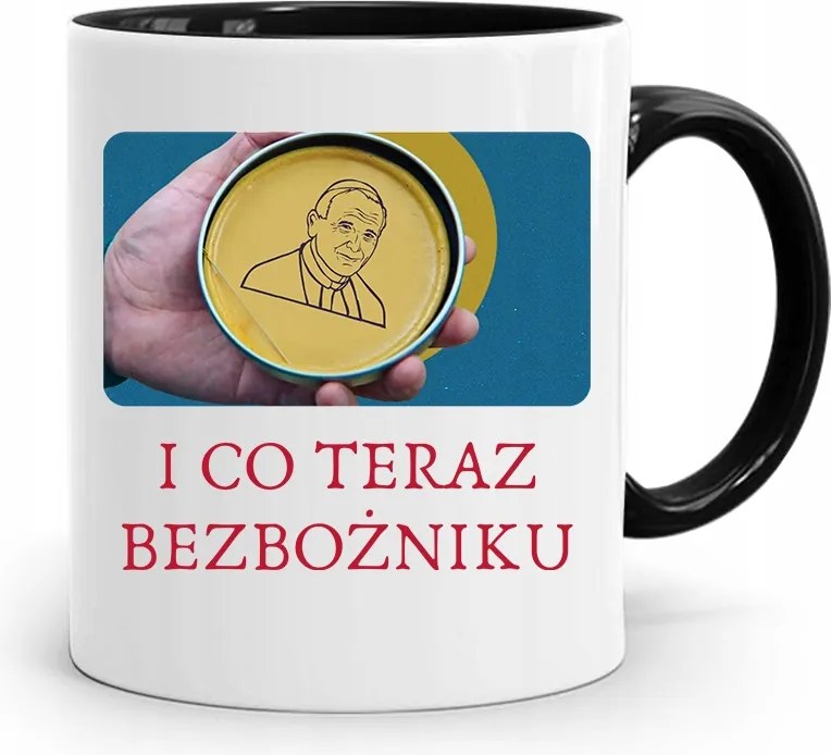 Bögre Fekete Vicces Minden Most Késleltető Nyomtatott Fotóval