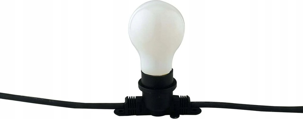 Faneurope Fan Europe Picnic lámpákkal ellátott kábel, fekete, 10 x E14, IP44, videóval